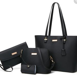 4 Piece Tote Bag & Crossbody Bag